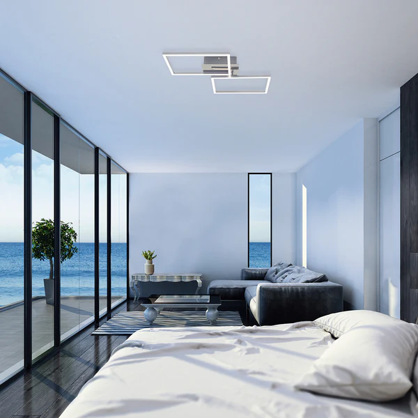 LED-Deckenleuchte Frame - Acryl / Stahl - 1-flammig - Image 2