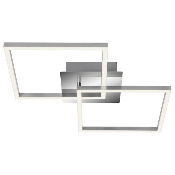 LED-Deckenleuchte Frame - Polycarbonat / Stahl - 1-flammig