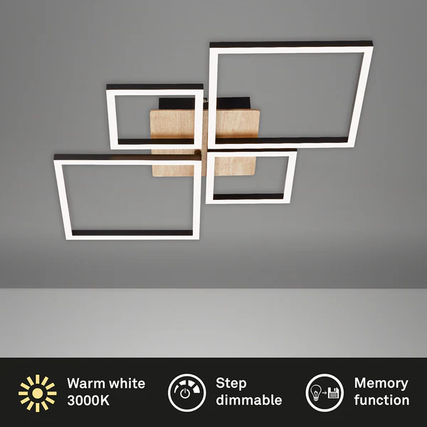 LED-Deckenleuchte Frame VII - Polycarbonat / Eisen - 1-flammig - Image 7