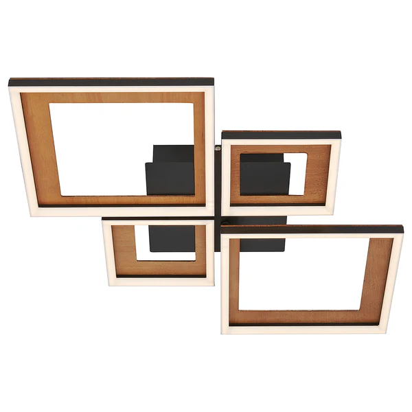 LED-Deckenleuchte Frame XI - Nylon / Eisen - 2-flammig - Image 5