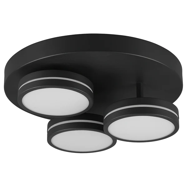 LED-Deckenleuchte Franklin - Aluminium - 3-flammig - Image 5