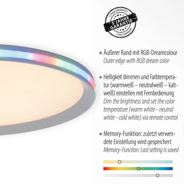 LED-Deckenleuchte Galactica - Acrylglas / Metall - 1-flammig - Image 9