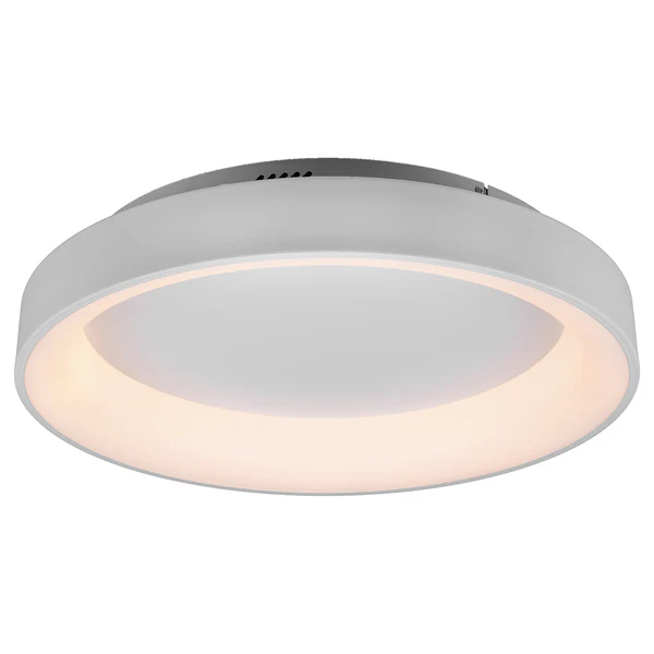 LED-Deckenleuchte Girona - Polyacryl / Eisen - 1-flammig - Weiß - Durchmesser: 60 cm - Image 2