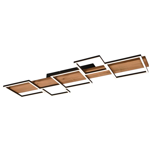 LED-Deckenleuchte Harper - Stahl - 1-flammig - Breite: 115 cm