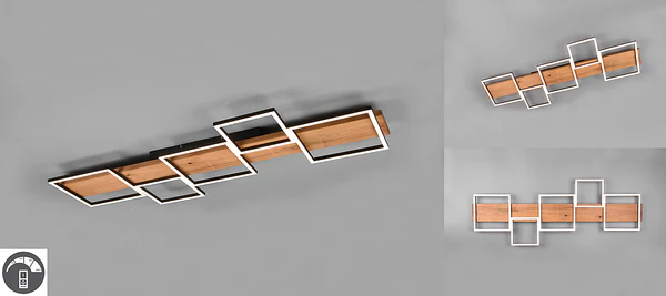 LED-Deckenleuchte Harper - Stahl - 1-flammig - Breite: 115 cm - Image 8
