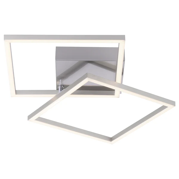 LED-Deckenleuchte Iven I - Polycarbonat / Aluminium - 2-flammig - Image 2