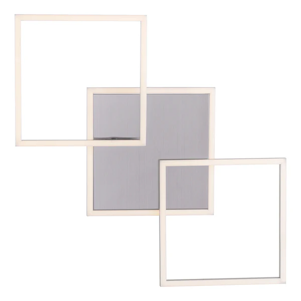 LED-Deckenleuchte Iven II - Polycarbonat / Aluminium - 3-flammig - Image 2