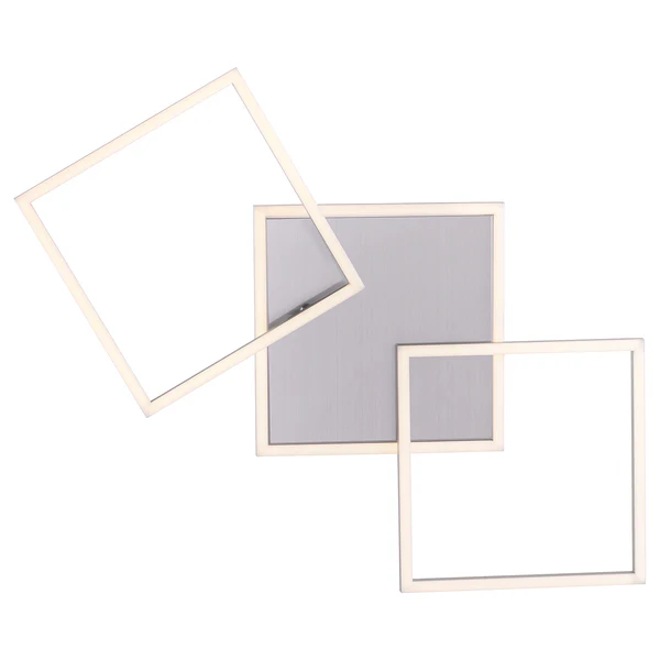 LED-Deckenleuchte Iven II - Polycarbonat / Aluminium - 3-flammig - Image 3