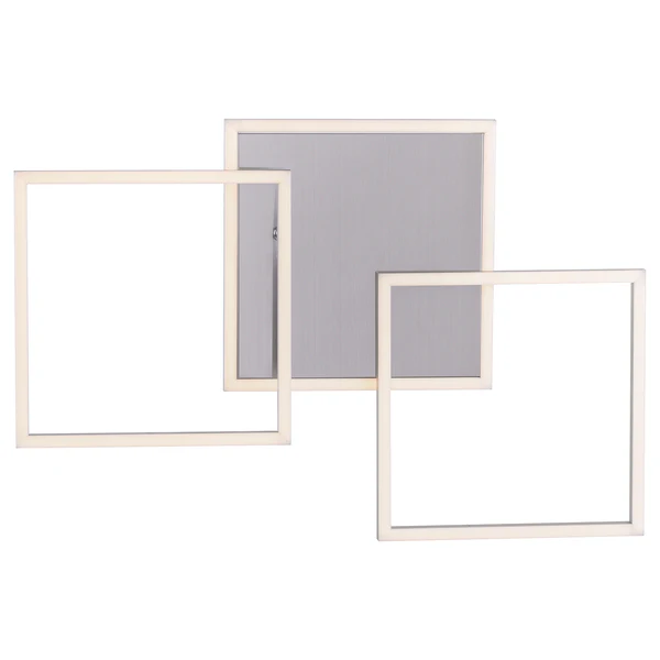 LED-Deckenleuchte Iven II - Polycarbonat / Aluminium - 3-flammig - Image 5