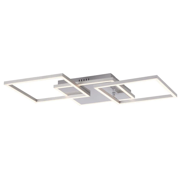 LED-Deckenleuchte Iven II - Polycarbonat / Aluminium - 3-flammig - Image 6