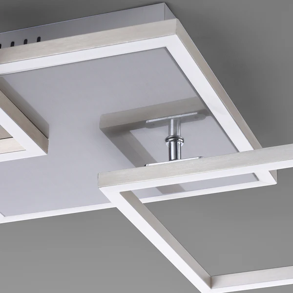 LED-Deckenleuchte Iven II - Polycarbonat / Aluminium - 3-flammig - Image 8