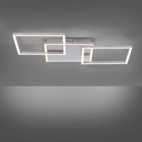 LED-Deckenleuchte Iven II - Polycarbonat / Aluminium - 3-flammig - Image 9