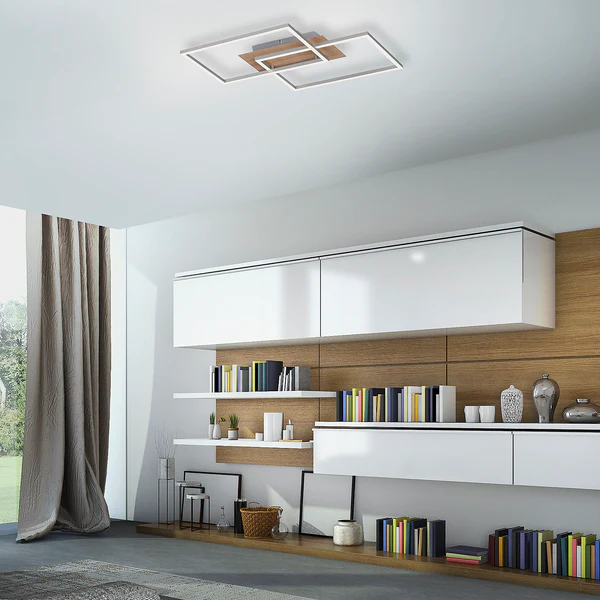 LED-Deckenleuchte Iven III - Kunststoff / Stahl - 2-flammig - Image 2