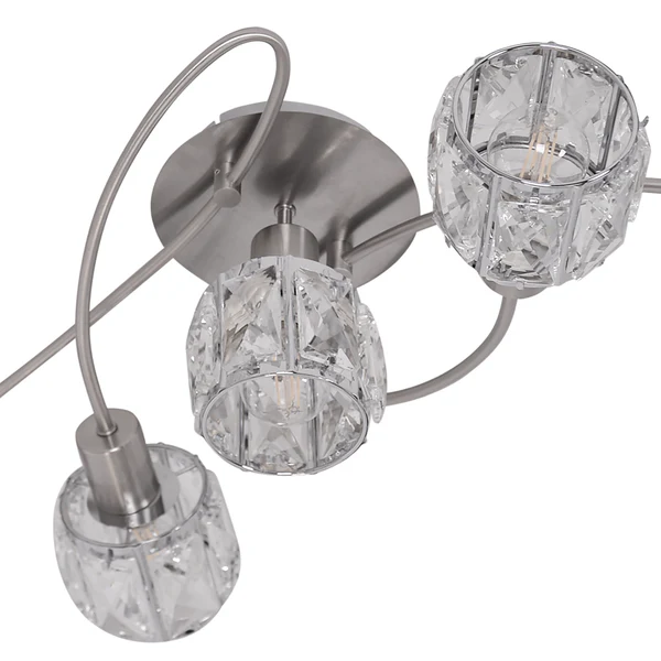 LED-Deckenleuchte Josefa I - Acrylglas / Edelstahl - 5-flammig - Image 2