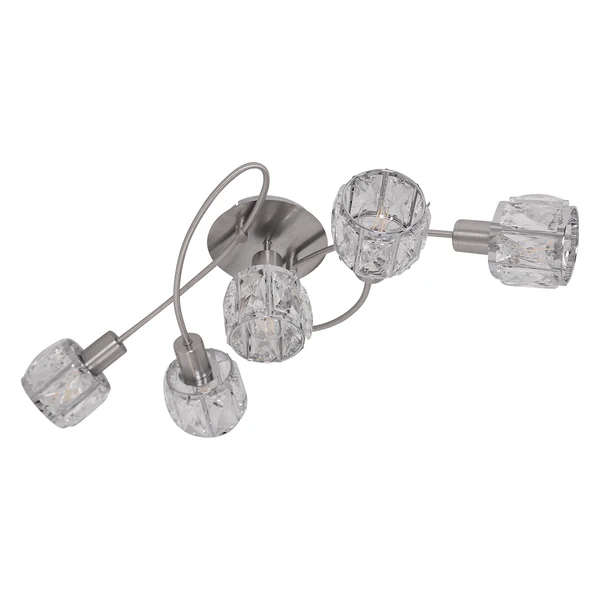 LED-Deckenleuchte Josefa I - Acrylglas / Edelstahl - 5-flammig - Image 3