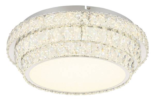 LED-Deckenleuchte Klara - Glas / Eisen - 1-flammig - Durchmesser: 50 cm - Image 3
