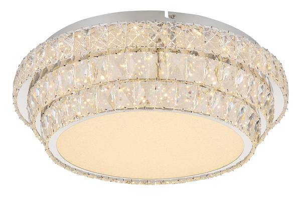 LED-Deckenleuchte Klara - Glas / Eisen - 1-flammig - Durchmesser: 50 cm - Image 6