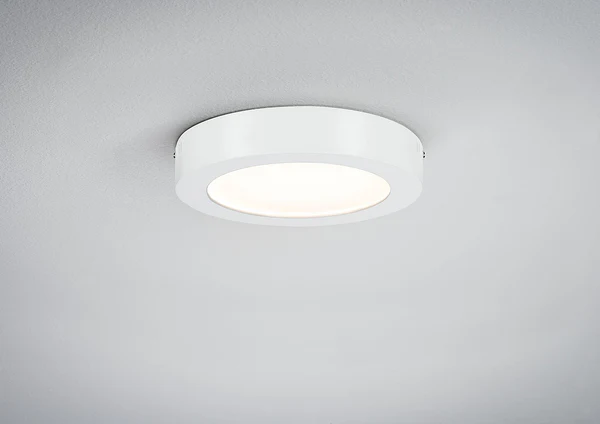 LED-Deckenleuchte Lunar Rund - Aluminium - 1-flammig - Weiß - Durchmesser: 17 cm - Image 2