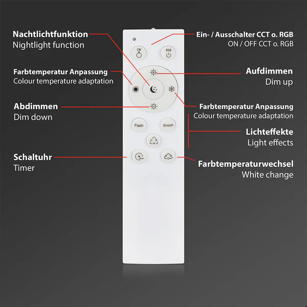 LED-Deckenleuchte Maga I - Nylon / Eisen - 1-flammig - Image 15