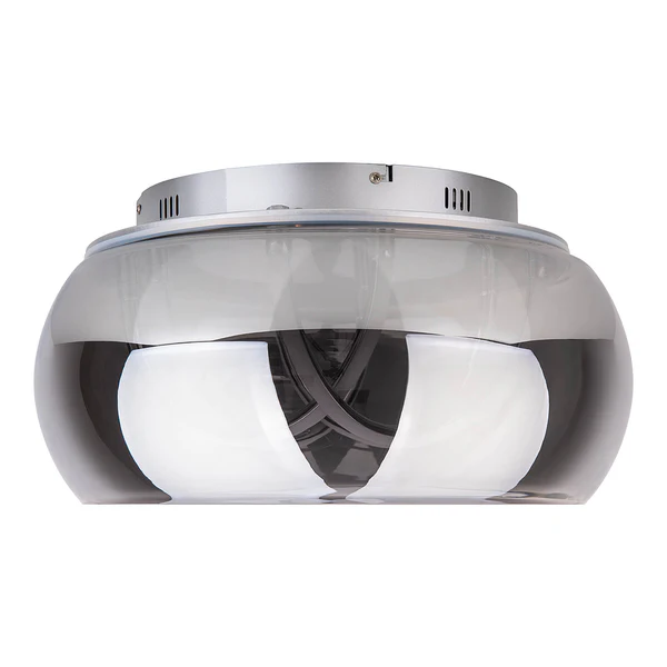 LED-Deckenleuchte Malou - Rauchglas / Aluminium - 3-flammig - Image 6