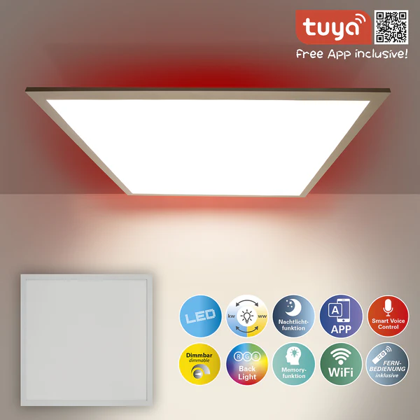 LED-Deckenleuchte Mandalo - Polyacryl / Eisen - 1-flammig - Image 4