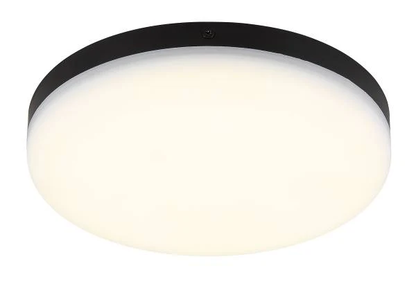 LED-Deckenleuchte Matthew rund - Acrylglas - 1-flammig - Schwarz - Durchmesser: 22 cm - Image 3