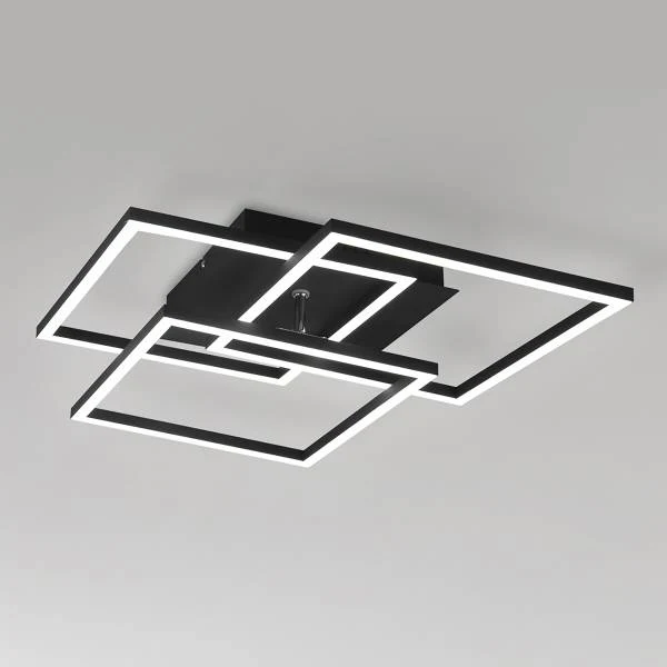 LED-Deckenleuchte Mobile - Eisen - 1-flammig - Schwarz