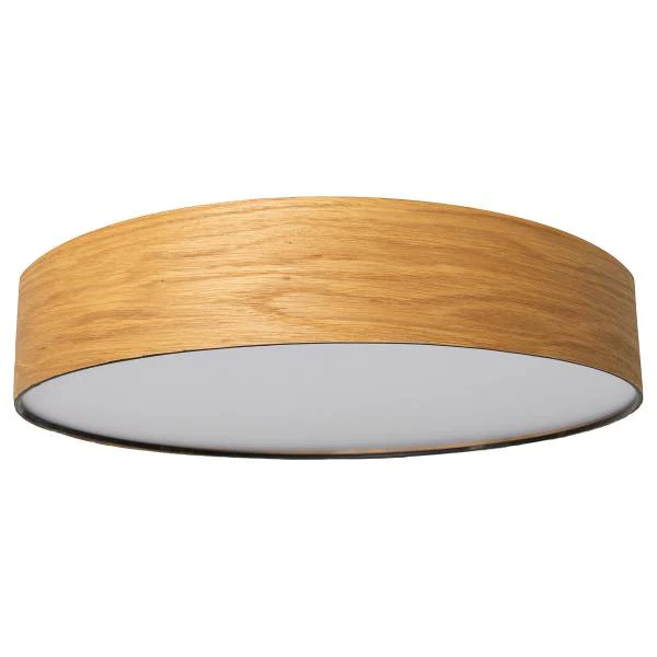 LED-Deckenleuchte Nottingham - Eisen - Weiß / Holzoptik - Image 5