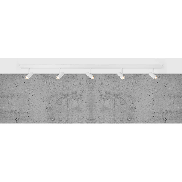 LED-Deckenleuchte Omari I - Stahl - 5-flammig - Weiß - Weiß - Image 2