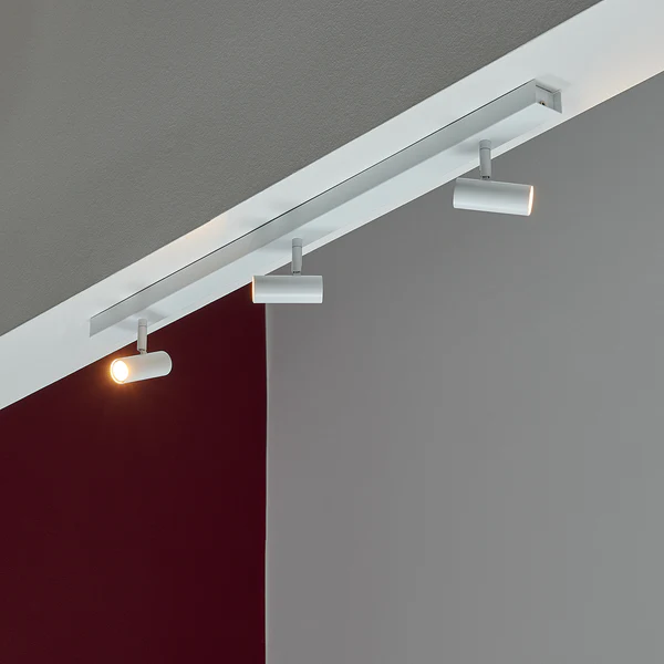 LED-Deckenleuchte Omari - Stahl - 3-flammig - Weiß - Weiß - Image 3