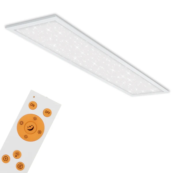 LED-Deckenleuchte Pallas - Polycarbonat / Eisen - 1-flammig