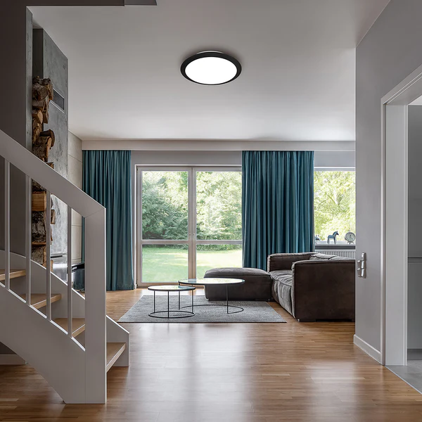 LED-Deckenleuchte Pevide - Polypropylen - 1-flammig - Schwarz - Image 3