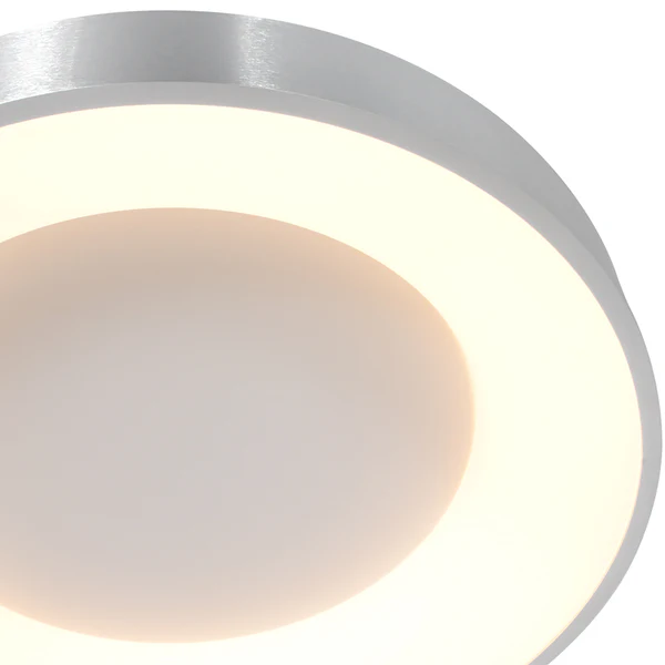 LED-Deckenleuchte Ringlede - Acrylglas / Aluminium - 1-flammig - Silber - Durchmesser: 38 cm - Image 6