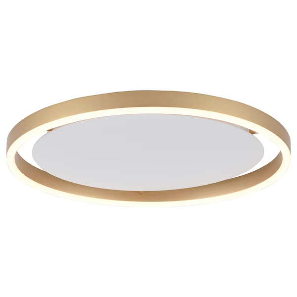 LED-Deckenleuchte Ritus Typ A - Kunststoff / Aluminium - 1-flammig - Messing