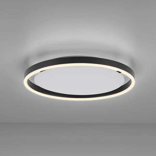 LED-Deckenleuchte Ritus Typ A - Kunststoff / Aluminium - 1-flammig - Schwarz - Image 3