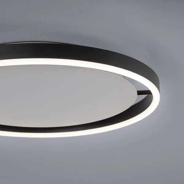 LED-Deckenleuchte Ritus Typ A - Kunststoff / Aluminium - 1-flammig - Schwarz - Image 4