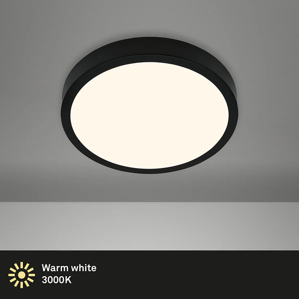 LED-Deckenleuchte Runa I - Nylon / Eisen - 1-flammig - Schwarz - Image 4