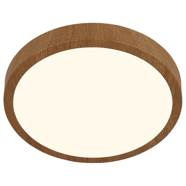 LED-Deckenleuchte Runa Wood II - Nylon / Eisen - 1-flammig