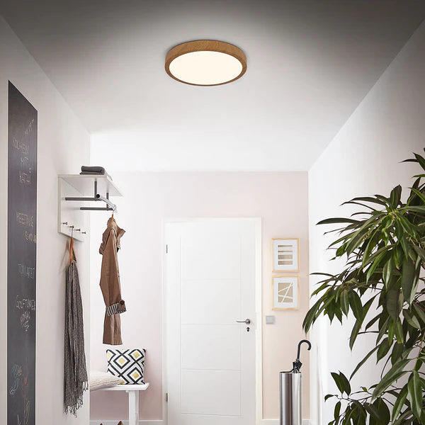 LED-Deckenleuchte Runa Wood II - Nylon / Eisen - 1-flammig - Image 3