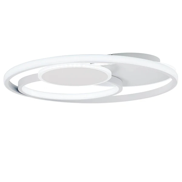 LED-Deckenleuchte Runda - Silikon / Aluminium - 1-flammig - Weiß - Image 3