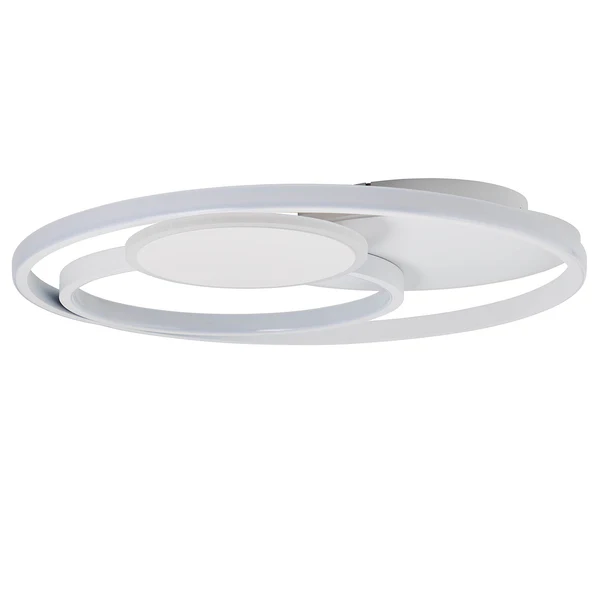 LED-Deckenleuchte Runda - Silikon / Aluminium - 1-flammig - Weiß - Image 5