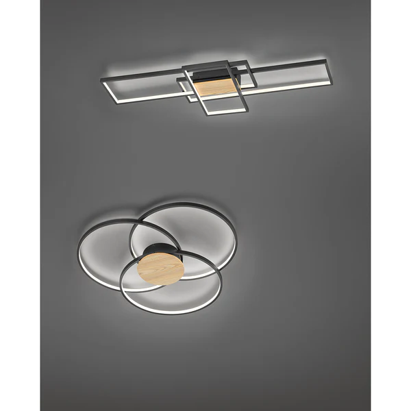 LED-Deckenleuchte Sedona - Kunststoff / Aluminium - 1-flammig - Image 2