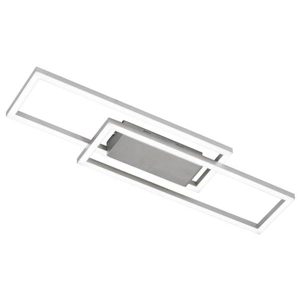 LED-Deckenleuchte Seth Typ B - Eisen - 1-flammig - Alu gebürstet - 70 x 19 cm - Image 2