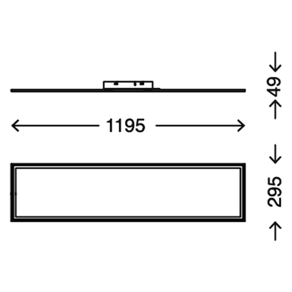 LED-Deckenleuchte Simple - Kunststoff / Aluminium - 1-flammig - Image 5