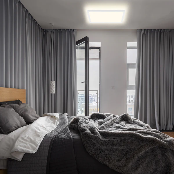 LED-Deckenleuchte Slim - Fiberglas - 1-flammig - Image 3