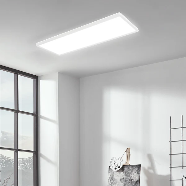 LED-Deckenleuchte Slim I - Nylon - 1-flammig - Weiß - Image 2