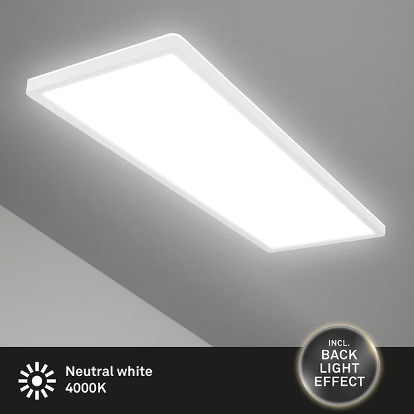 LED-Deckenleuchte Slim I - Nylon - 1-flammig - Weiß - Image 4