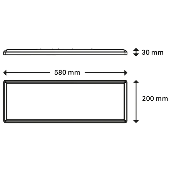 LED-Deckenleuchte Slim I - Nylon - 1-flammig - Weiß - Image 5