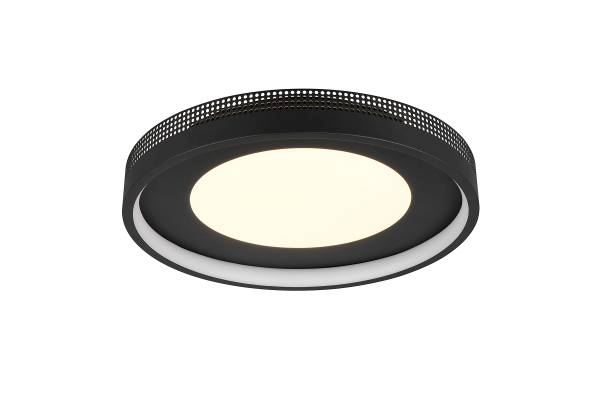 LED-Deckenleuchte Solea - Polycarbonat / Eisen - 1-flammig - Schwarz - Image 3