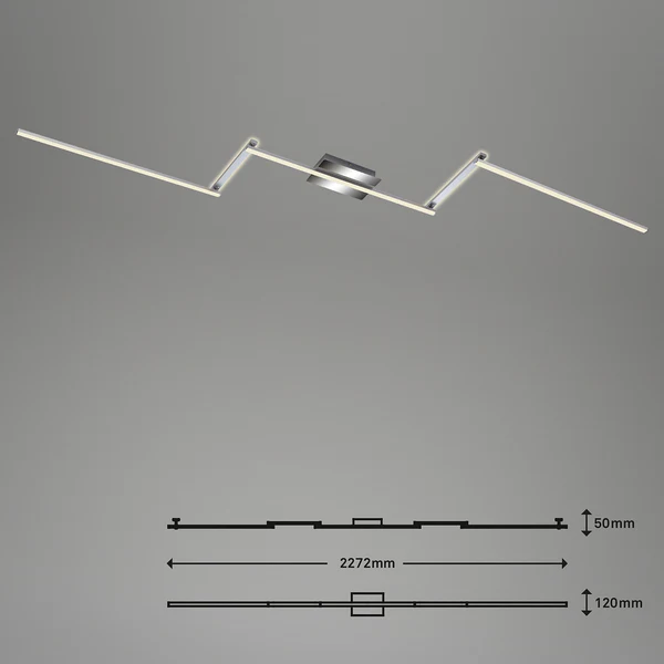 LED-Deckenleuchte Staff IV - Polycarbonat / Eisen - 1-flammig - Image 7